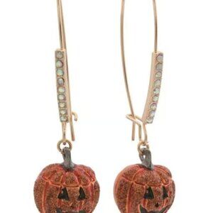 Betsey Johnson Pumpkin earrings